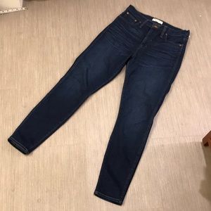 Madewell 10" high rise skinny 29